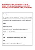 Texas Ext Type B TFM02 EXAM 2026-2027 LATEST  VERSION WITH COMPLETE QUESTIONS AND CORRECT  ANSWERS ACTUAL STUDY GUIDE EXAM LATEST UPDATE