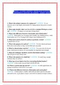 NEVADA C-3B FINISH CARPENTRY VERIFIED EXAM SOLUTIONS - COMPREHENSIVE QUESTIONS AND ANSWERS - CURRENT VERSION