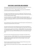 ALM EXAM 2 QUESTIONS AND ANSWERS