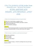 CTAL-TTA&lowbar;2019DACH&colon; ISTQB Certified Tester Advanced Level - Technical Test Analyst   ACTUAL QUESTIONS WITH ANSWERS  WITH RATIONALES  LATEST 2026&period;