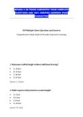 NEVADA C-3B FINISH CARPENTRY EXAM COMPLETE QUESTIONS AND 100&percnt; VERIFIED ANSWERS &lpar;PASS GUARANTEE&rpar;