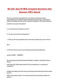 NU 225- Quiz &num;5 With Complete Questions And Answers 100&percnt; Solved 