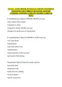 EXAM 2- ANTH 1000 DR&period; BUCHANAN AUBURN UNIVERSITY  QUESTIONS AND CORRECT DETAILED ANSWERS  &lpar;VERIFIED ANSWERS&rpar; &vert;ALREADY GRADED A&plus;&vert;&vert;BRAND  NEW&excl;&excl;