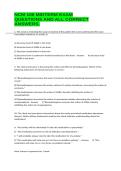 NCM 106 MIDTERM EXAM QUESTIONS AND ALL CORRECT ANSWERS&period;