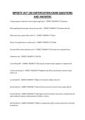 MPOETC ACT 120 CERTIFICATION EXAM QUESTIONS AND ANSWERS&period;