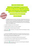 WGU D345 PMHNP ANCC  OBJECTIVE ASSESSMENT Comprehensive  Resource To Help You Ace 2026-2027 Includes  Frequently Tested Questions With ELABORATED  100&percnt; Correct COMPLETE SOLUTIONS  Guaranteed Pass First Attempt&excl;&excl;  Current Update&excl;&excl;