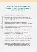 NUR 126 Exam 2 Questions and  Answers &lpar;100&percnt; Correct Answers&rpar;  Already Graded A