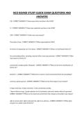 NCO BOARD STUDY GUIDE EXAM QUESTIONS AND ANSWERS