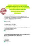 WGU D344&sol; PMHNP OBJECTIVE ASSESSMENT  Comprehensive Resource To Help You Ace 2026-2027  Includes Frequently Tested Questions With ELABORATED  100&percnt; Correct COMPLETE SOLUTIONS  Guaranteed Pass First Attempt&excl;&excl;  Current Update&excl;&excl; 