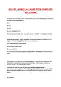 SCI 225 - WEEK 2 & 3 QUIZ WITH COMPLETE SOLUTIONS 