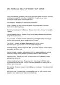 MIC 205 EXAM 3 DAYDIF ASU STUDY GUIDE
