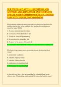 NUR 230 Exam 3 &vert; Maternal&ndash;Newborn Nursing &vert; 2026&ndash;2027 &vert; Actual Exam Questions with Verified Answers and Rationales