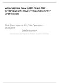 WGU C949 FINAL EXAM NOTES ON AVL TREE OPERATIONS WITH COMPLETE SOLUTIONS NEWLY UPDATED 2026