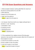 CFI FIA Exam 2026 Newest Updated Questions and Correct Answers &lpar;2026 &sol; 2027&rpar; &lpar;Verified Answers by Expert&rpar;