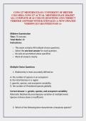 CONS 127 MIDTERM EXAM &sol; UNIVERSITY OF BRITISH COLUMBIA CONS 127 ACTUAL MIDTERM EXAM 2026&sol;2027 ALL COMPLETE 40 ACCURATE QUESTIONS AND CORRECT VERIFIED ANSWERS WITH RATIONALES &lpar;A NEW UPDATED VERSION&rpar; &vert;GUARANTEED PASS A&plus;