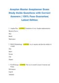 Anaplan Master Anaplanner Exam  Study Guide Questions with Correct  Answers &vert; 100&percnt; Pass Guarantee&vert;   Latest Edition 