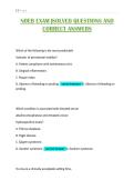 NDEB EXAM &vert;SOLVED QUESTIONS AND  CORRECT ANSWERS 20262027
