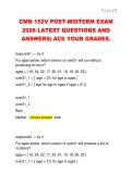 CMN 152V POST-MIDTERM EXAM  2026 LATEST QUESTIONS AND  ANSWERS&vert; ACE YOUR GRADES&period;