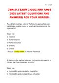 CMN 212 EXAM 2 QUIZ AND FAQ'S  2026 LATEST QUESTIONS AND  ANSWERS&vert; ACE YOUR GRADES&period;
