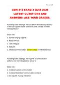 CMN 212 EXAM 3 QUIZ 2026  LATEST QUESTIONS AND  ANSWERS&vert; ACE YOUR GRADES&period; 