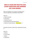CMN 212 EXAM ONE PRACTICE 2026  LATEST QUESTIONS AND ANSWERS&vert;  ACE YOUR GRADES&period;