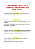CMN 420 EXAM 1 2026 LATEST  QUESTIONS AND ANSWERS&vert; ACE  YOUR GRADES&period; 