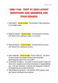 CMN 1148 - TEST &num;1 2026 LATEST  QUESTIONS AND ANSWERS&vert; ACE  YOUR GRADES&period;
