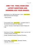 CMN 1148 - FINAL EXAM 2026  LATEST QUESTIONS AND  ANSWERS&vert; ACE YOUR GRADES&period; 