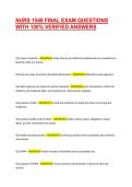 NURS 1540 FINAL EXAM QUESTIONS WITH 100&percnt; VERIFIED ANSWERS 2026