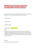 NR340 Exam II Practice Questions Complete With Verified Answers 2026