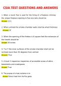 CSIA TEST 2026 Newest Updated Questions and Correct Answers &lpar;2026 &sol; 2027&rpar; &lpar;Verified Answers by Expert&rpar;