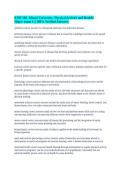 KNH 188- Miami University- Physical Activity and Health- Sliger- exam 1 &vert;&vert; 100&percnt; Verified Answers&period;