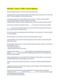 MCB 461 - Exam 3 &vert;&vert; 100&percnt; Correct Solutions&period;