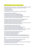 MCB 461 All Quizzes &vert;&vert; 100&percnt; Accurate Solutions&period;