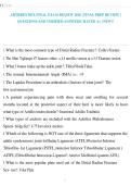 ARTHREX DEX FINAL EXAM REVIEW 2026 &vert; FINAL PREP REVIEW &vert; QUESTIONS AND VERIFIED ANSWERS &vert; RATED A&plus; &vert; NEW&excl;&excl;