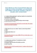NAB CORE RCAL FINAL EXAM NEWEST 2026 &vert; NAB CORE RCAL FINAL EXAM PREP &vert; ALL QUESTIONS AND CORRECT DETAILED ANSWERS &vert; ALREADY A GRADED &vert; NEW AND REVISED&excl;&excl;
