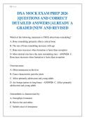 DXA MOCK EXAM PREP 2026 &vert;QUESTIONS AND CORRECT DETAILED ANSWERS &vert;ALREADY A GRADED &vert;NEW AND REVISED