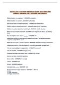 TLETA CLASS 1879 POST TEST STUDY GUIDE QUESTIONS AND CORRECT ANSWERS 100&percnt; VERIFIED 2026 UPDATE&excl;&excl;