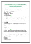 Workday Payroll Data Loading Services Certification Exam Questions and Correct Answers
