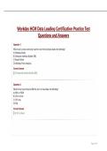 Workday HCM Data Loading Certification Practice Test Questions and Answers&period;