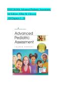 Advanced Pediatric Assessment Test Bank&comma; Third Edition &vert; Chiocca PhD APRN CPNP-PC &vert; Latest Update 2026 &vert; Exam Prep Q&A PDF