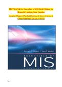 Test Bank for Essentials of MIS&comma; 14th Edition &vert; Kenneth Laudon & Jane Laudon &vert; Latest Update 2026 &vert; Exam Prep Q&A PDF