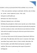 NURSING 110 FINAL EXAM QUESTIONS WITH ANSWERS  FULLY SOLVED