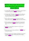 NCCCO Telescopic Boom Crane Exam Questions and Answers &vert;  Latest Edition