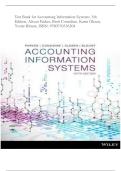 Test Bank for Accounting Information Systems&comma; 5th  Edition&comma; Alison Parkes&comma; Brett Considine&comma; Karin Olesen&comma;  Yvette Blount&comma; ISBN&colon; 9780730336204 