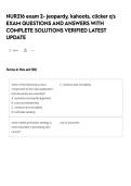 NUR216 exam 2- jeopardy&comma; kahoots&comma; clicker q's  EXAM QUESTIONS AND ANSWERS WITH COMPLETE SOLUTIONS VERIFIED LATEST UPDATE