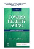 Toward Healthy Aging 11th Edition Test Bank with Answers & Rationales 2026