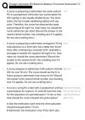 Dosage Calculation RN Maternal Newborn Proctored Assessment 3&period;1 Exam Newest 2026 Complete Questions and Correct Detailed Answers &lpar;Verified Answers&rpar; &vert;Already Graded A&plus;