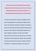 FCCS pre-test Exam &vert;&vert; Most Recent Exam Actual  Complete Real Exam Questions And Correct Answers  &lpar;100&percnt;Verified Answers&rpar; &vert; Already Graded A&plus; For  Guaranteed Success&excl;&excl; Newest Exam &vert;&vert; Brand New&excl;&excl; 