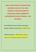 USPAP 15-HOUR COURSE TEST 2026-2027 BANK  QUESTIONS ACCURATE ACTUAL EXAM &sol;  FREQUENTLY TESTED QUESTIONS WITH  100&percnt;DETAILED CORRECT ANSWERS FOR  GUARANTEED PASS &vert;ALREADY GRADED A&plus; &vert; JUST  RELEASED&excl;&excl;&excl;